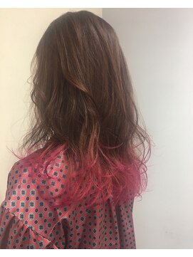 エムサロン 前橋川原(emusalon) チェリーピンクグラデーション