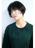 【美シルエット】小顔ショート