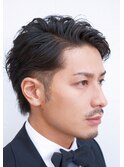 無造作な外国人風ツーブロック