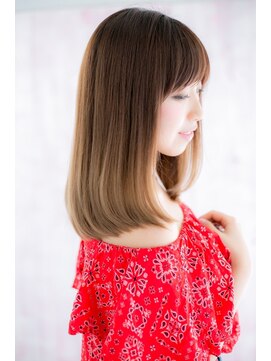 ミック ヘアアンドビューティー 大山店(miq Hair&Beauty) 愛されナチュラルストレートミディ♪