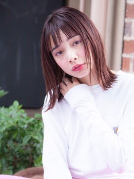 レニーバイエース(LANY by ACE) 【LANY 横浜】切りっぱなしロブ×ラベンダージュ