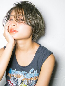 リリアン 表参道(relian) ハンサムショート×アッシュグレージュ