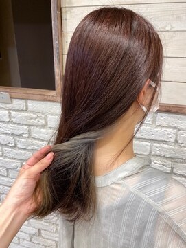 シェリール 八千代台駅(CHERIR) ピンクブラウン＊インナーカラーホワイトベージュ