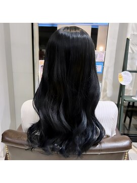 ヘアーウィーヴ 佐倉店(hair Weve) 韓国ヘア【ブルーブラック×ヨシンモリ】