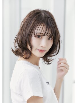 ミチオ ノザワ ヘアサロン ギンザ(Michio Nozawa HAIR SALON Ginza) ふんわりカール/シースルーバング/センター分けボブ/エギョモリ