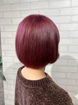 ビスイル 秋葉原店(Vis ill) ミニボブ/シアピンク/ケアブリーチ/透明感/ラベンダー/小顔/美肌