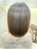 酸性縮毛矯正ボブスタイル