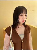 【 snuw mina 】顔まわりレイヤーカット/伏見