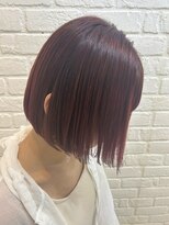 デイジー インデックスヘア 大島店(DAISY index hair)&nbsp;最強ピンク×前下がりボブ！￥9900