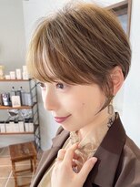 ハルキミナト ジャパン トウキョウ(HARUKI MINATO japan TOKYO)&nbsp;20代30代40代50代耳かけショート前髪なしハンサムショートカット