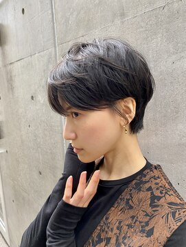 ハルキ ミナト ジャパン オオサカ(HARUKI MINATO japan OSAKA) 40代50代小顔似合わせカットくびレイヤーエモージュ大人可愛い