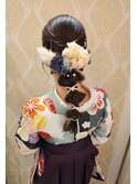 卒業式袴　着付け＋ヘアセット