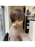 【白髪ぼかしハイライト】透明感カラー+カット+ツヤ髪導入剤 ¥16000