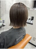 切りっぱなしボブ