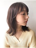 似合わせカット/大人レイヤースタイル/脱白髪染め