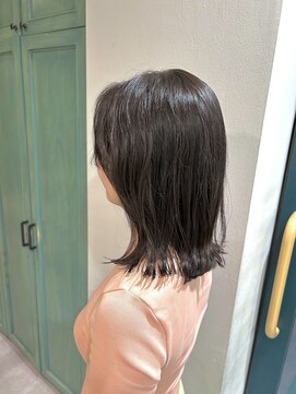 ヘアサロン ナノ(hair salon nano) 大人かわいい外ハネミディ×くびれレイヤー