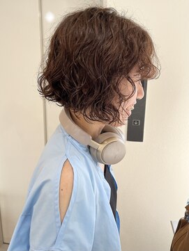 イチエ(icie) ミニボブ　くるくるパーマ