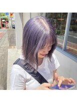 フーコー 下関店(fuhcoh) ハイトーン ラベンダー 透明感カラー