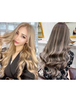 エクステ予約の方限定！巻き仕上げ無料サービス♪【エクステ60本\10990】【カラー\4990】【Wカラー\9990】