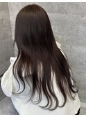 冬のショコラカラー♪ふんわり 透けるブラウン【L'wis乙津】