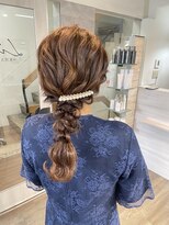 ハイル(KHAIR)&nbsp;お呼ばれアレンジ♪/梅田美容室/金城二千夏