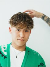 メゾンフォーメン 心斎橋店(Maison for men) スキンフェード　バロックパーマスタイル
