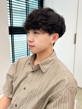 ノエリブ 名駅(noe liv) サーフカール/スパイキーショート/ブルーブラック/名駅39