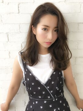 ロビー(LOBBY) 『LOBBY』三浦  大人可愛いモテ髪×かきあげセミロング