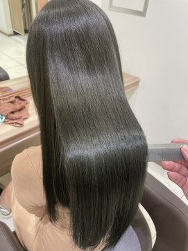 アッシュ 下丸子店(Ash) 【ツヤ髪】オリーブカラー
