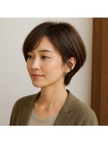 スープレックス ヘアーデザイン(SOUPREX HAIR DESIGN)&nbsp;大人女性の美フォルムショートボブ　20代 30代 40代 50代 60代