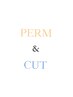 【泡パーマ】パーマ+カット+前処理トリートメント+炭酸泉　10900円→9500円