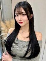 ディーバ 池袋東口(D.I.E.V.A) 20代30代40代髪質改善ロング韓国レイヤー艶髪ブルーブラック