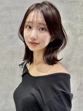 ロンドネートゥル 新潟(Lond naitre) ダークアッシュ/似合わせカット/レイヤーカット(新潟/万代）