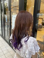 リーナ ビューティガーデン(LiNA BeautyGarden)&nbsp;ベージュ×パープル