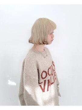 ミュー(Mu) 裾カラー　デザインカラー　ポイントカラー