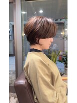 ティーヘア(t.hair) 大人似合わせカット/2wayバング/アッシュベージュ/髪質改善