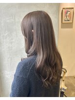 オリガミ トイロ(ORIGAMI TOIRO)&nbsp;コテ巻きロング×ラベンダーグレージュ