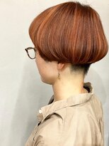 ヘアーリアン(HAIR LIEN) 高発色♪オレンジカラー× ボブ