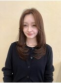 【snuw mina】レイヤーカット/伏見/透明感カラー/ミディアムヘア