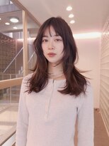 フィルムス 横浜(FILMS+) くびれレイヤー/オリーブベージュ/顔周り/シースルー/横浜+