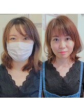 【CASE7】顔タイプ　アクティブキュート（元気、親しみやすい、活動的、可愛い、ポップ、パワフル）