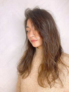 ロンド ストラーダ 心斎橋(Lond strada) 【津賀　涼】ショートグレージュカラーボブウルフココアベージュ