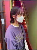 ピンクのフレーミングカラー!