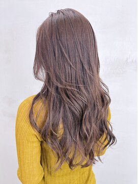 アルバム 渋谷パルコ(ALBUM) レイヤーロング_グレージュカラーボブウルフ_ba355121