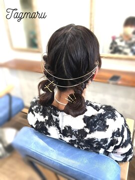 タグマル カジュアルツインバンズ☆