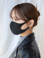 【白川】20代30代40代シースルーバングミルクチョコレート23.226