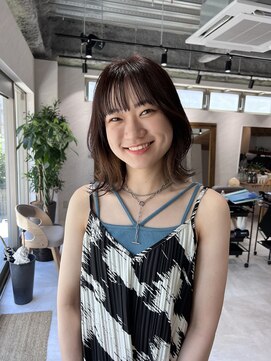 アドア 横浜(ADORE) 【ADORE横浜】インナーカラー×ミディアムレイヤー