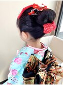 七五三で日本髪