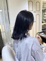 ネオリーブ チロル 横浜西口店(Neolive CiroL.)&nbsp;黒髪 レイヤーカット レイヤーロング 横浜