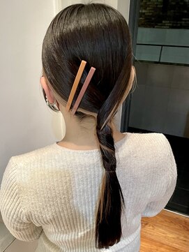 トリコ ショップアンドヘアサロン(tricot shop hair salon) 編み下ろし×タイトアレンジ♪